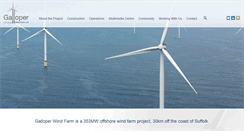 Desktop Screenshot of galloperwindfarm.com